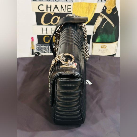 💎PRADA CHAIN FLAP SHOULDER BAG Diagramme Quilted Leather w/COA & Dust Bag - Picture 8 of 14